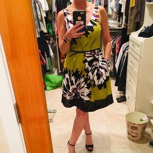 Nine West A line Dress e/pockets